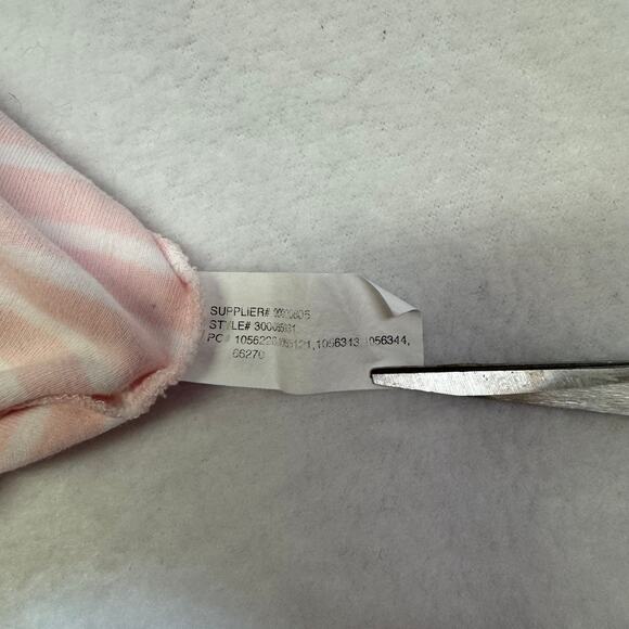 Ralph Lauren 3 MO Baby Girl Button Up Footie Romper Pink White Striped Preppy - Picture 6 of 8